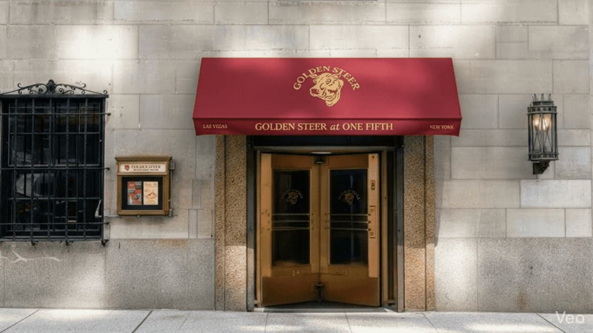Golden Steer at One Fifth — best steakhouses in New York, Summer 2026