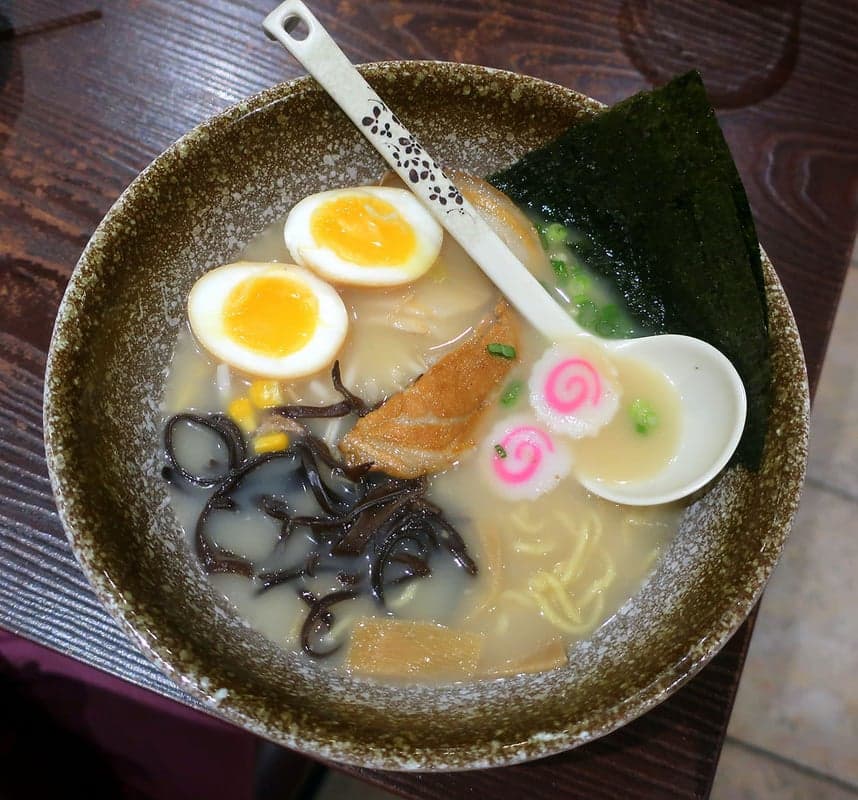 Kazoku Ramen food
