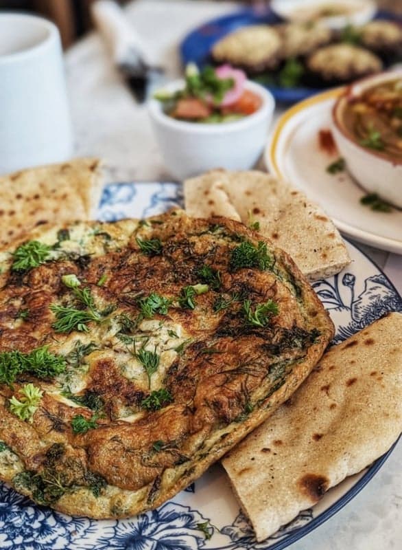 Maha's Brunch food