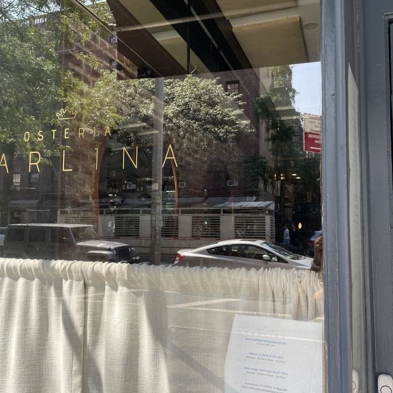 Osteria Carlina West Village — best italian restaurants in New York, Summer 2026