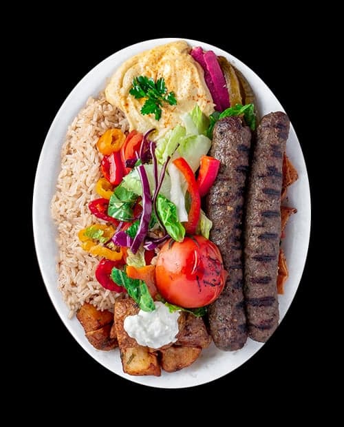 Shawarma Palace food