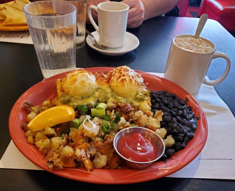 Sophie's Cosmic Cafe food