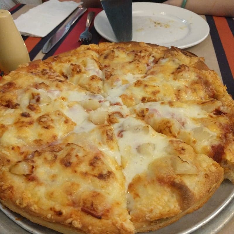 Spiros Pizza on 17th Calgary food
