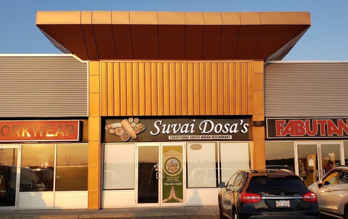 Suvai Dosa's South Indian Cuisine Edmonton — best indian restaurants in Edmonton, Spring 2026