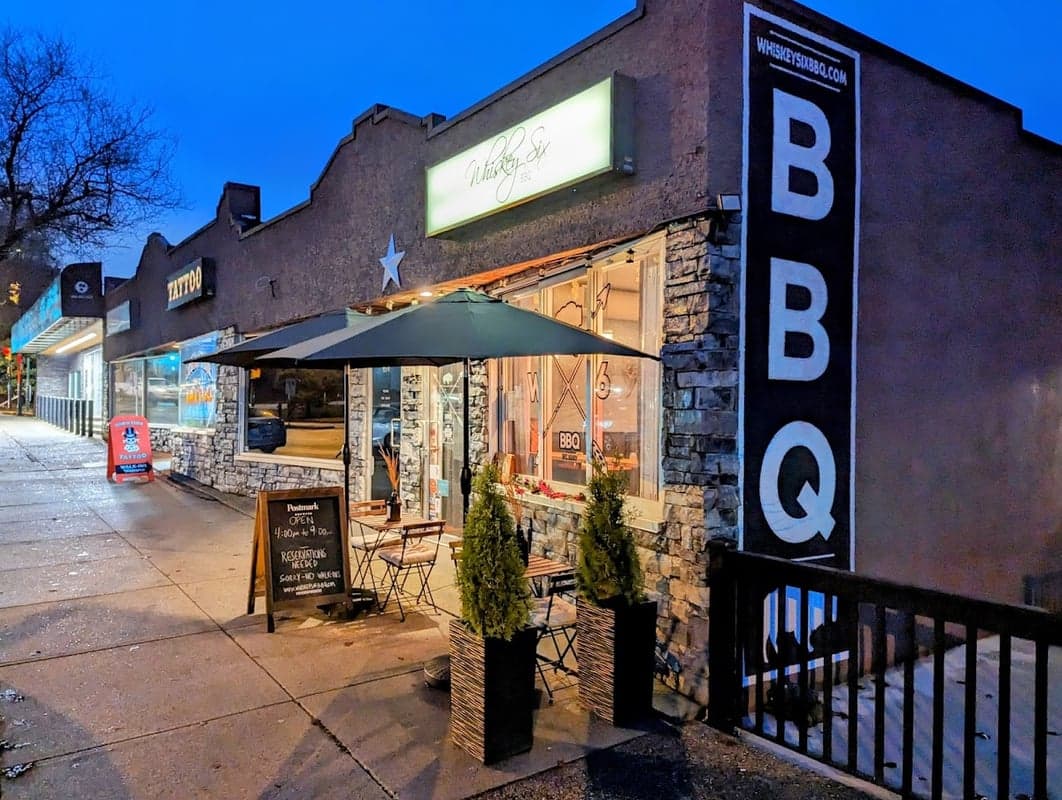 Whiskey Six BBQ food