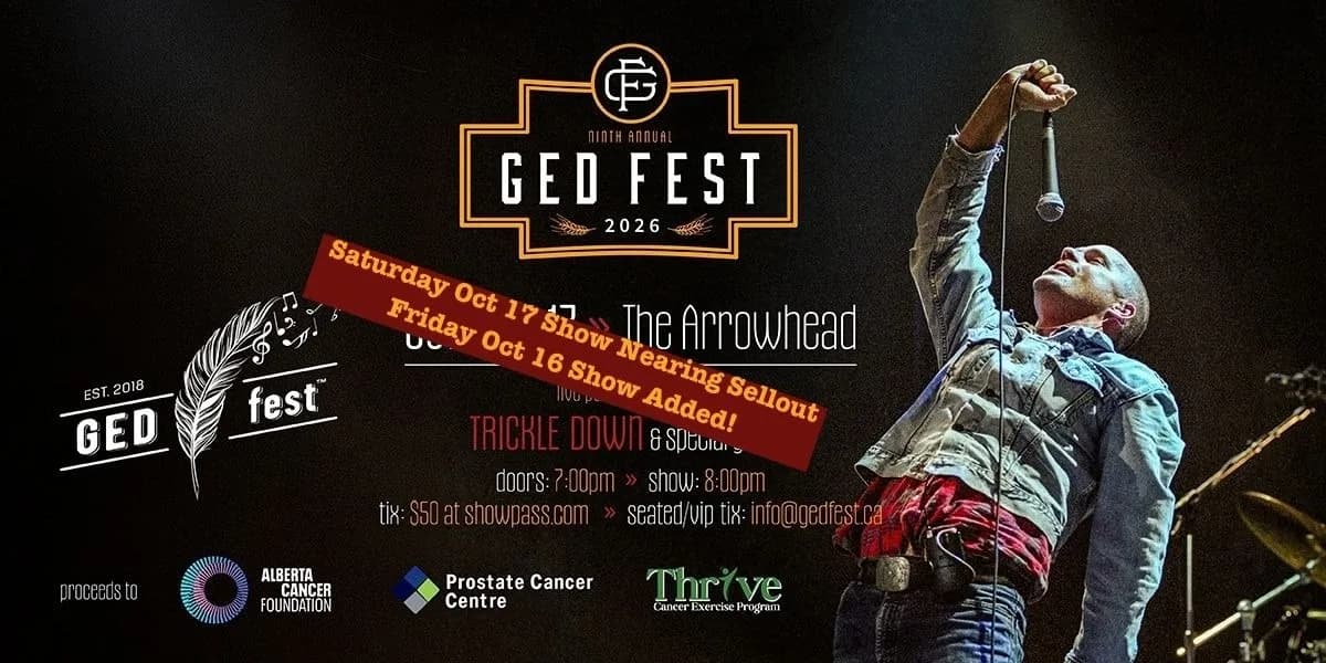 GEDfest YYC 2026 - October 16 event poster