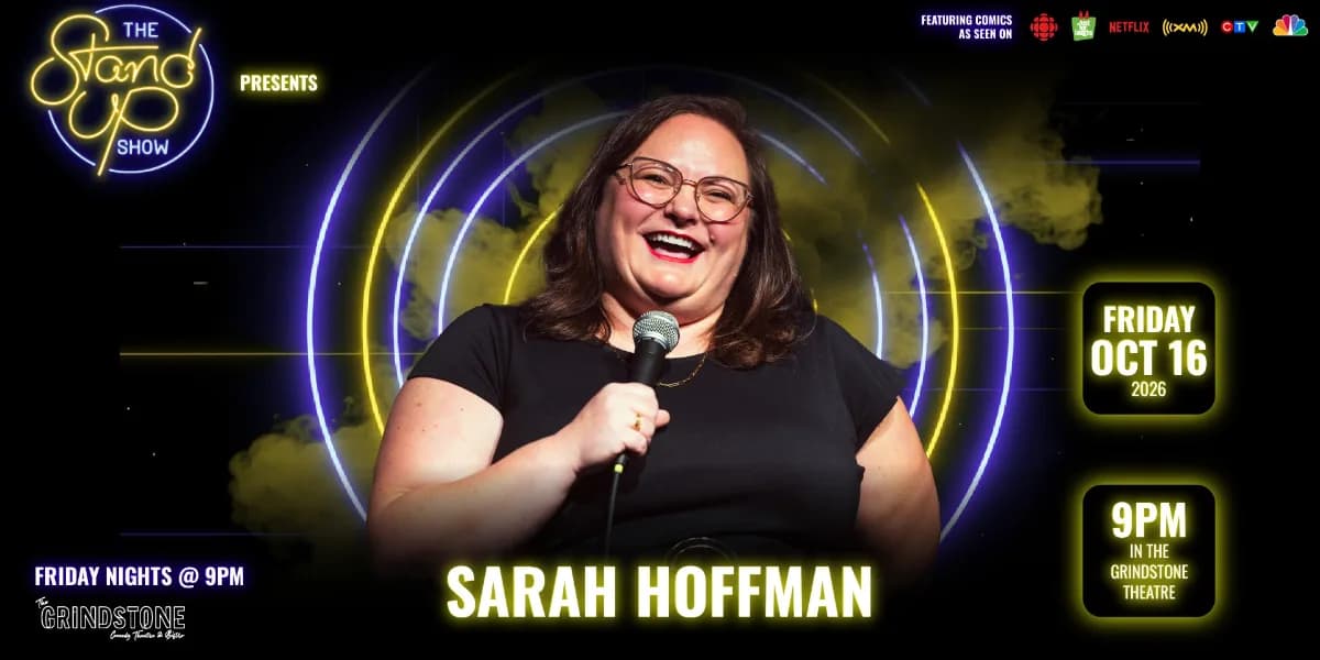 The Stand Up Show: Sarah Hoffman event poster