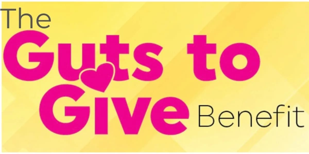 The Guts to Give event poster