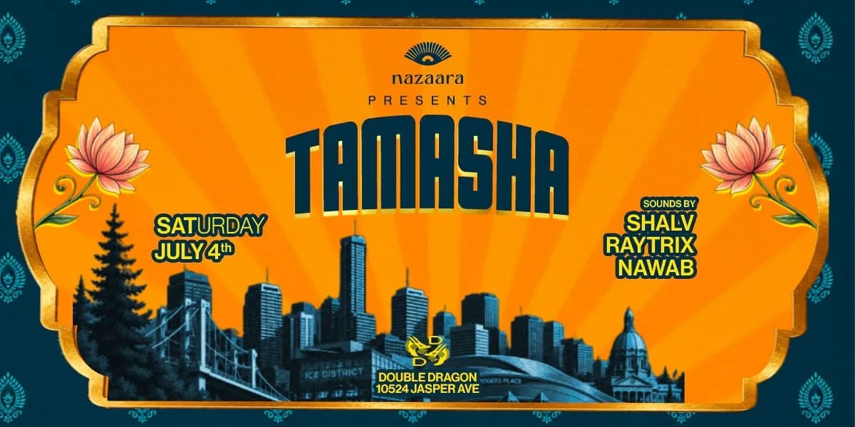TAMASHA Edmonton event poster