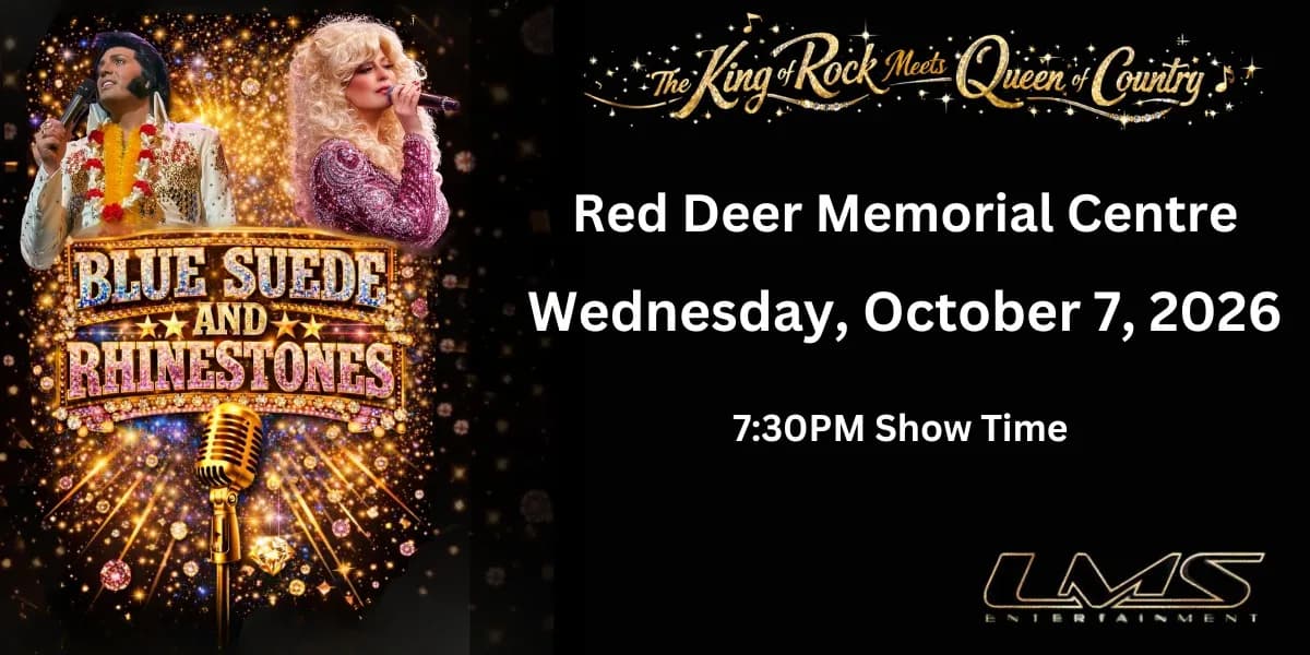 Elvis and Dolly: Blue Suede & Rhinestones event poster