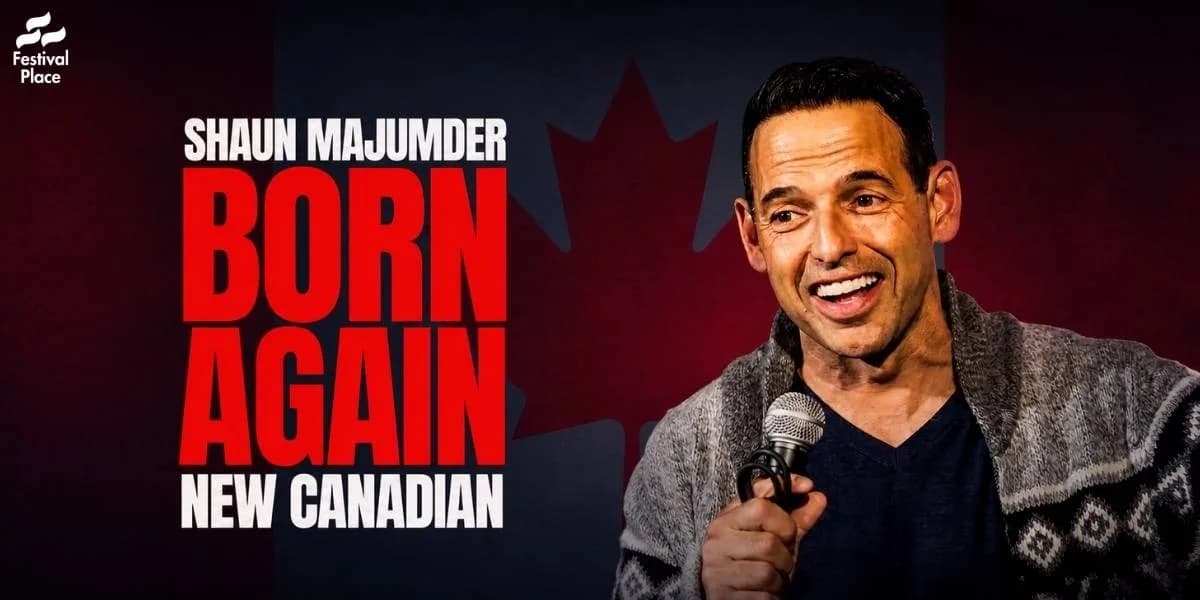 Shaun Majumder event poster