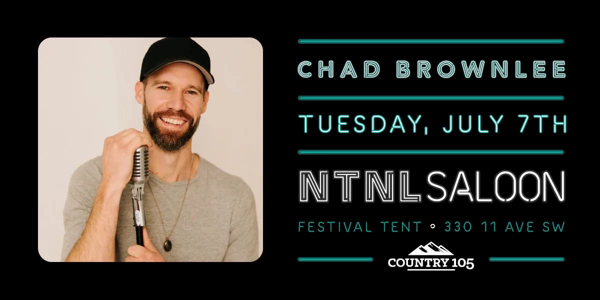 Chad Brownlee event poster