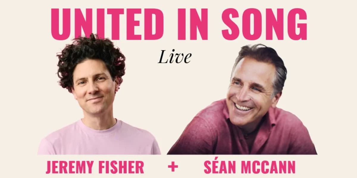 Séan McCann and Jeremy Fisher in Kemptville event poster