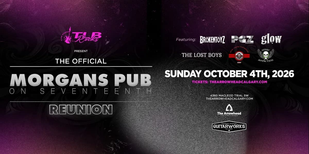 The Official Morgans Pub Reunion Party event poster