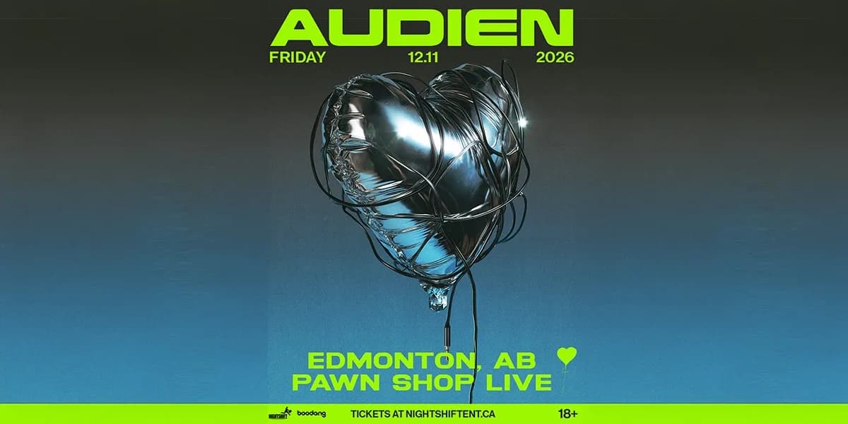 Audien- Edmonton event poster