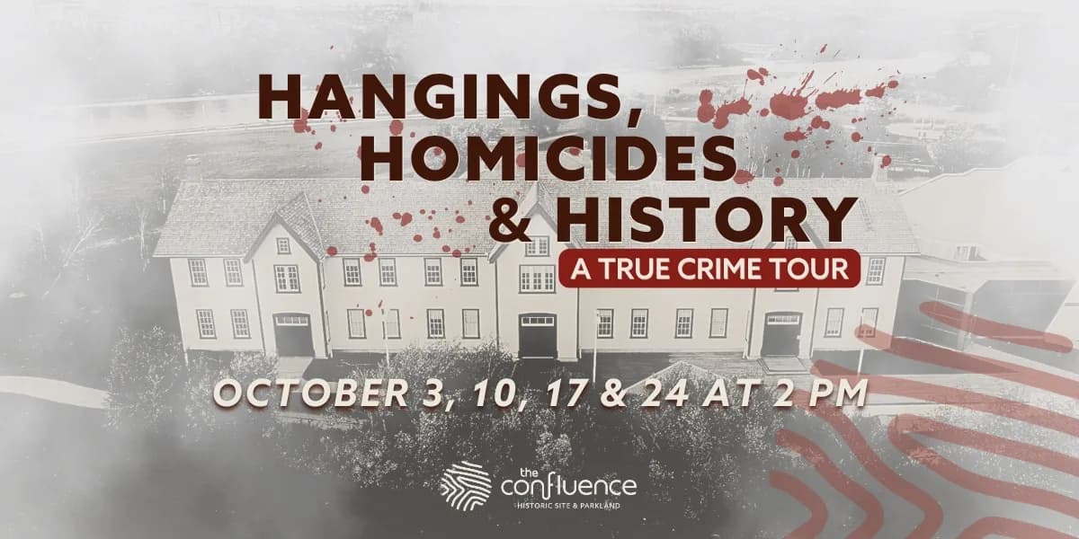 Hangings, Homicides, and History True Crime Tour event poster