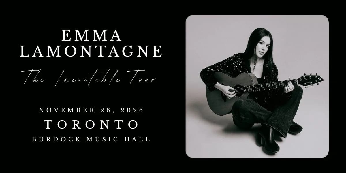 Emma Lamontagne - The Inevitable Tour event poster