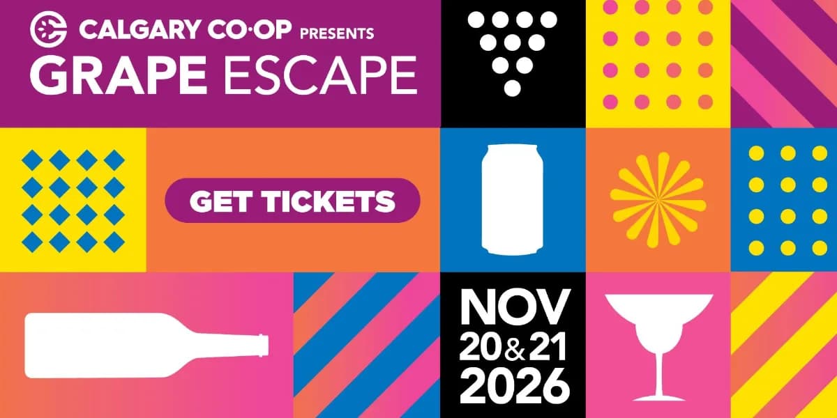 Grape Escape - Saturday Night event poster