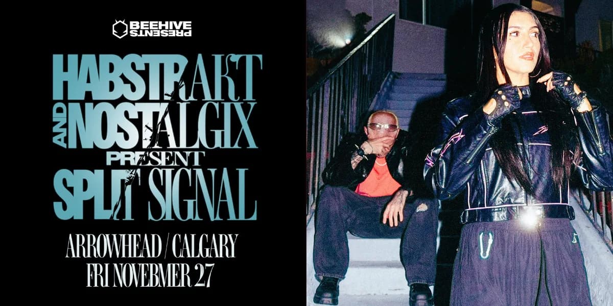 HABSTRAKT + NOSTALGIX • SPLIT SIGNAL TOUR - NOV 27 event poster