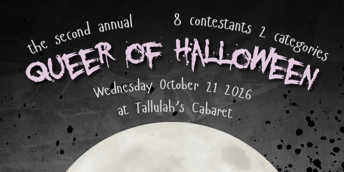 Queer of Halloween event poster