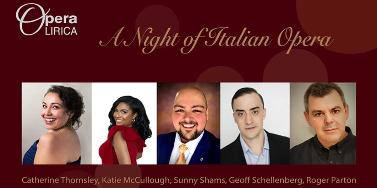 A Night of Italian Opera event poster
