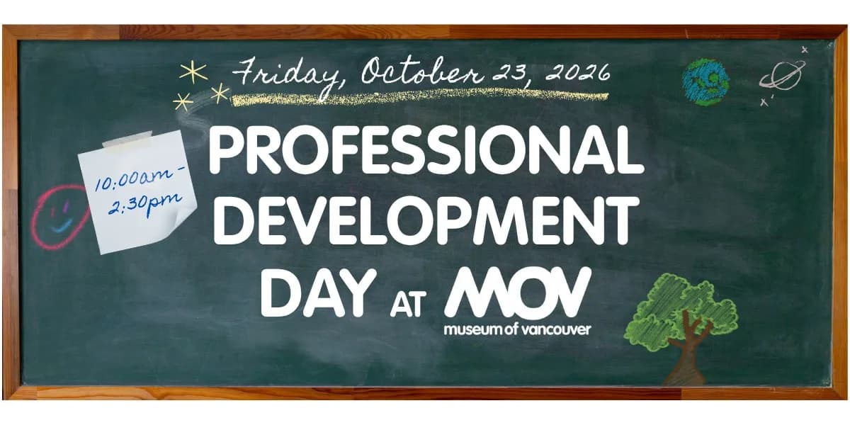 Professional Development Day at MOV 2026 event poster