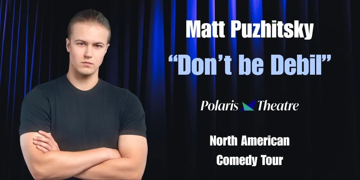 Matt Puzhitsky Slavic Comedy Tour event poster