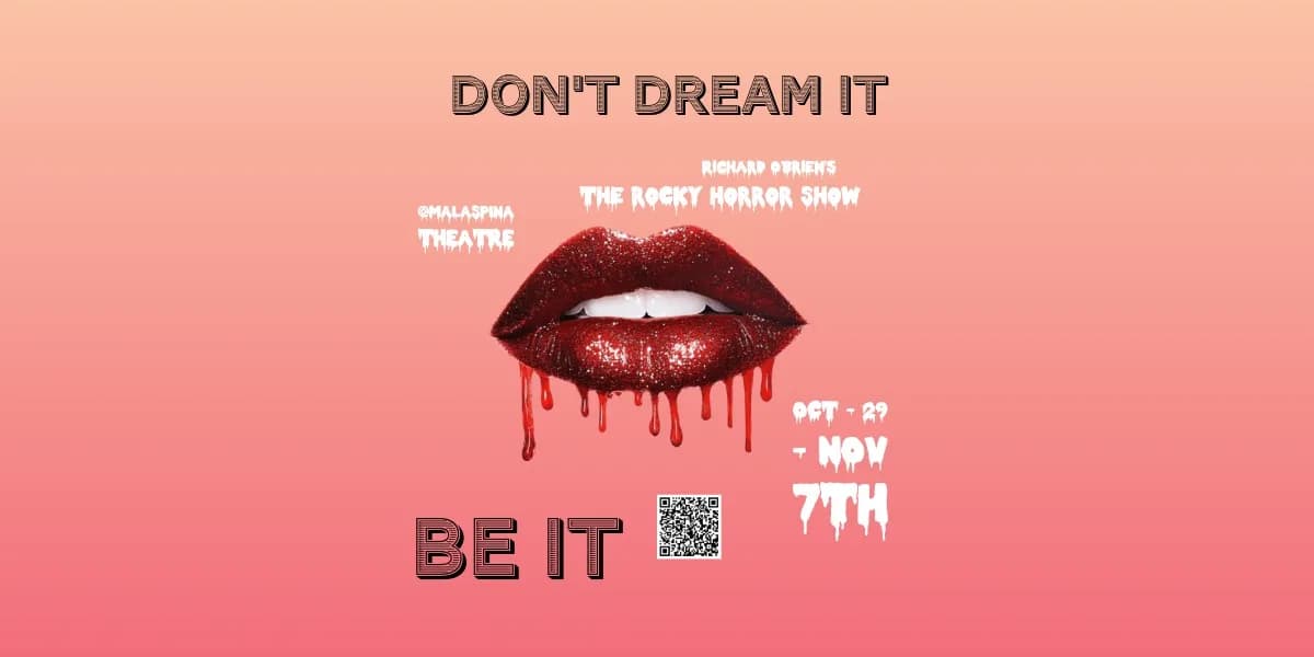 Malaspina Theatre Presents: Richard O'Brien's THE ROCKY HORROR SHOW event poster