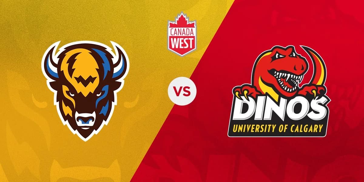 UCalgary Dinos Football vs. Manitoba Bisons event poster