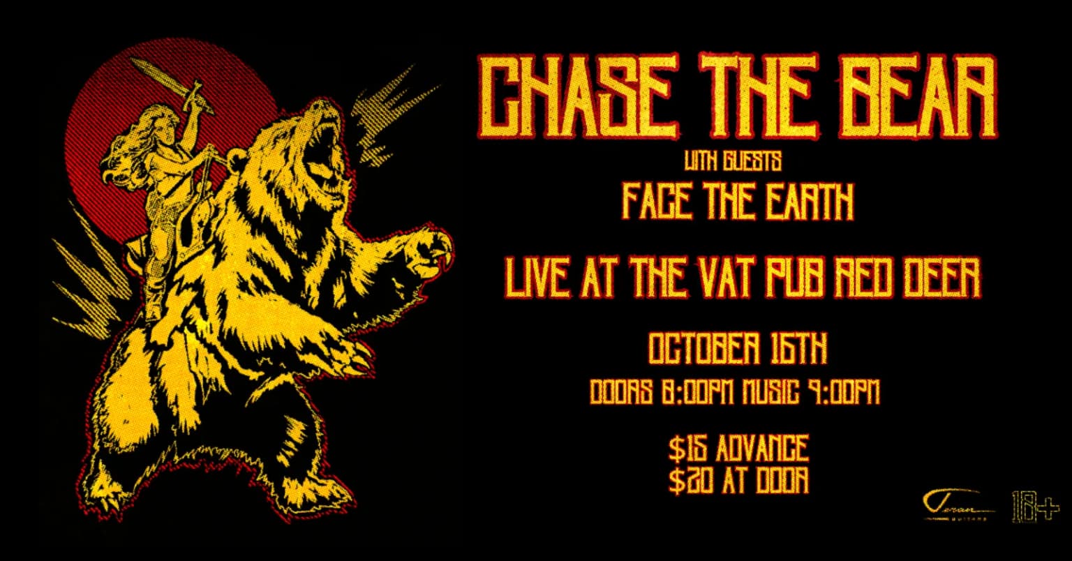 Chase the Bear with Face the Earth event poster
