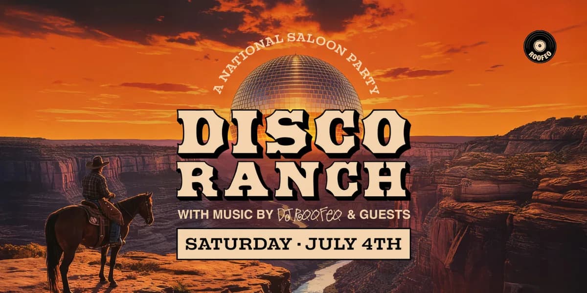 Disco Ranch event poster