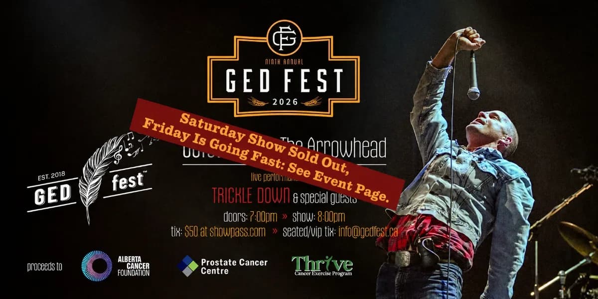 GEDfest YYC 2026 - October 17 - SOLD OUT - See October 16th event page for tickets event poster