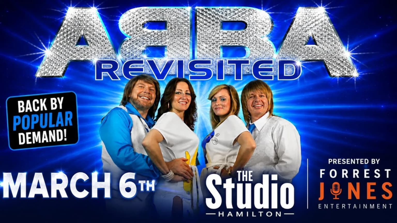 REVISITED - The ABBA Tribute event poster