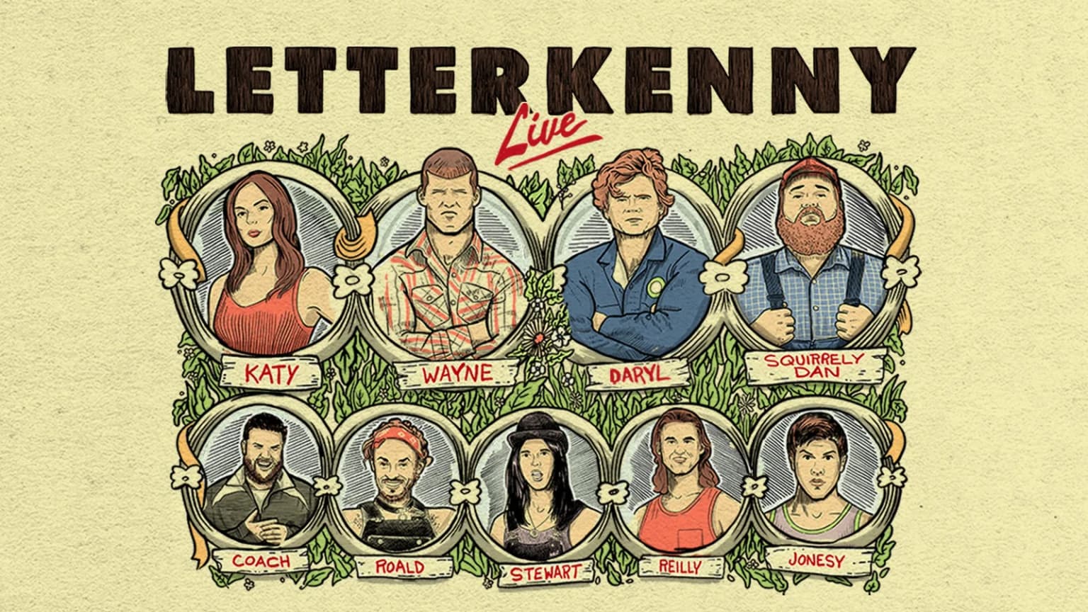Puppers Presents Letterkenny Live event poster