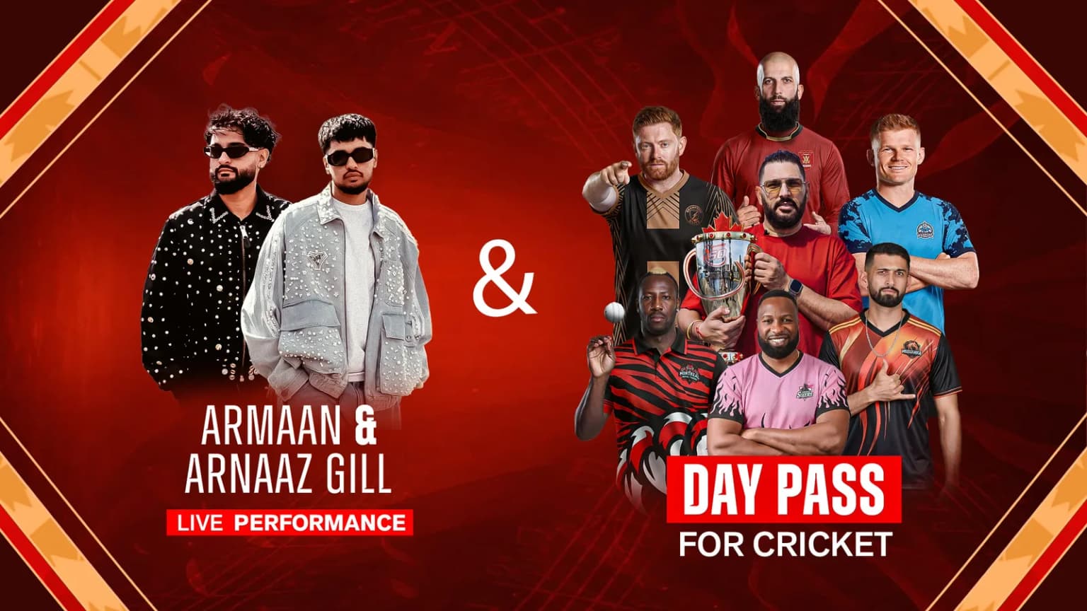 Canada Super60 - 4 Matches + Concert ft. Armaan & Arnaaz Gill event poster