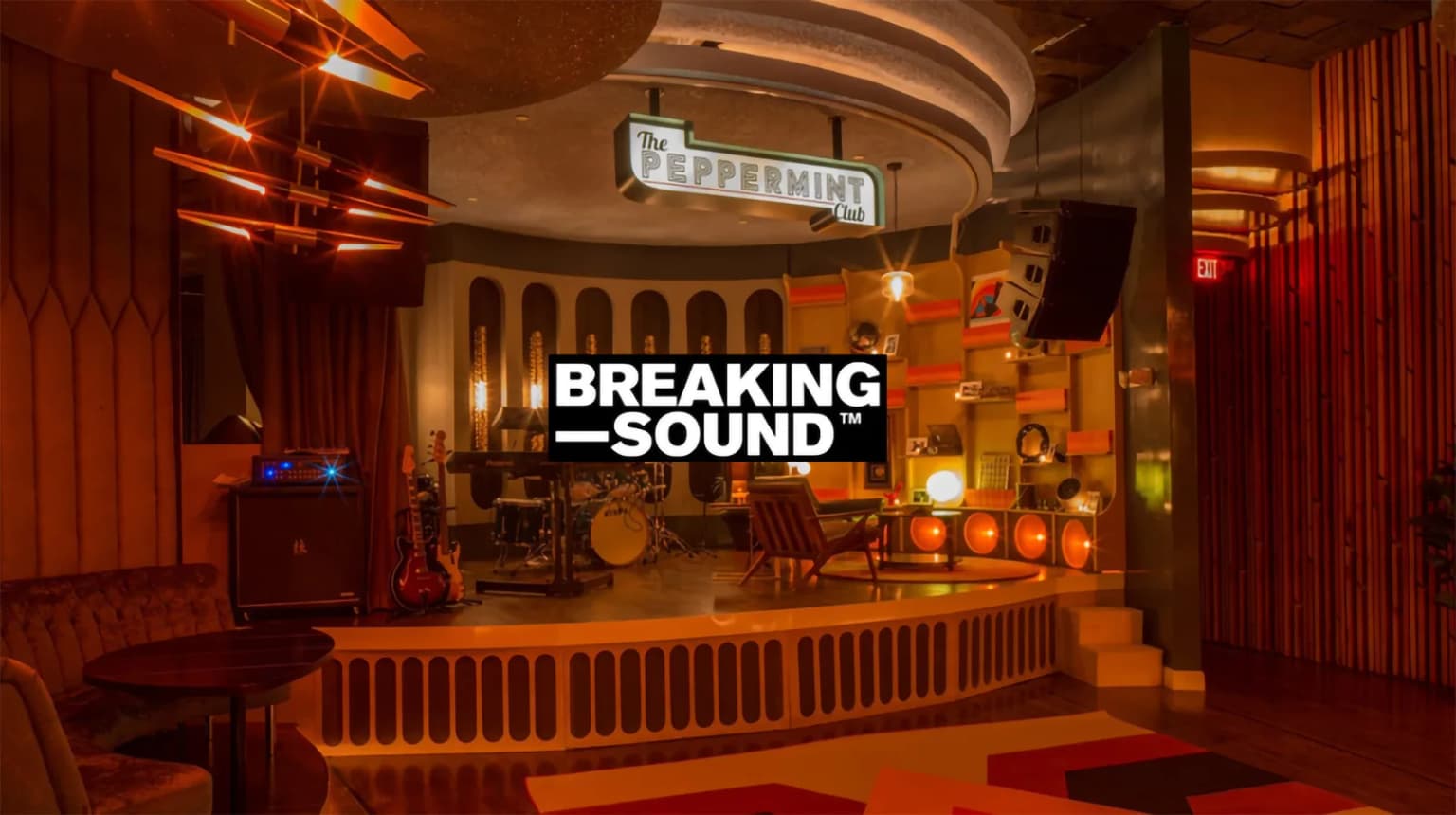 Breaking Sound @ the Peppermint Club event poster