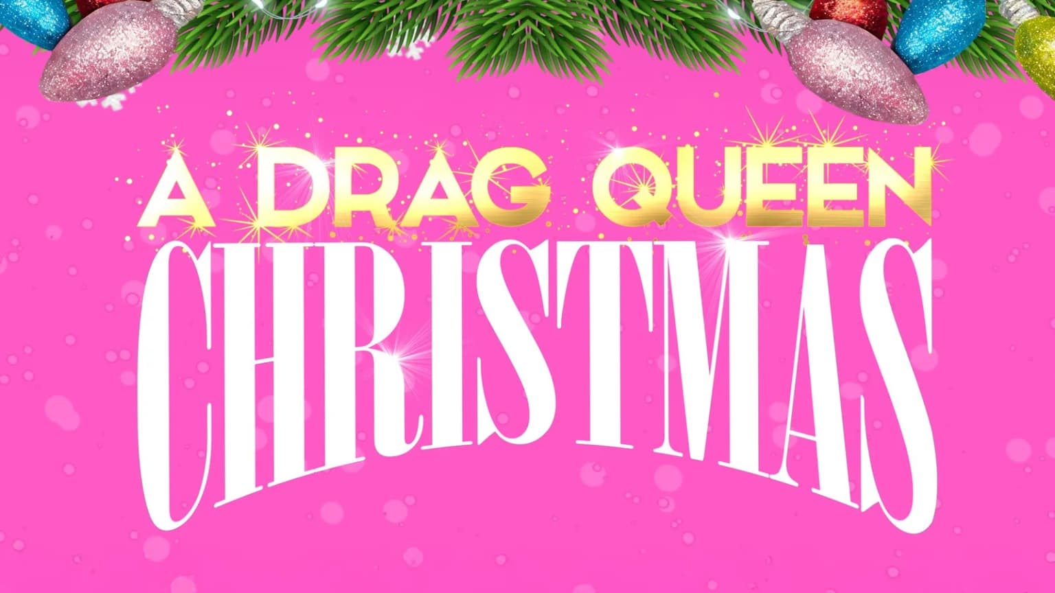 A Drag Queen Christmas event poster